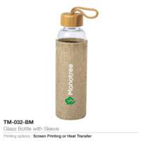 Glass Bottle with Sleeve