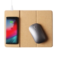 Cork Foldable Mouse Pads with Wireless Charging