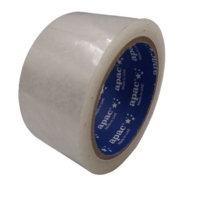 APAC Packing Tape Solvent Based Clear 55μ x 200 Yards x 48mm 36 Rolls Per Ctn