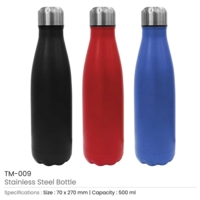 Red Colour Stainless Steel Travel Bottle