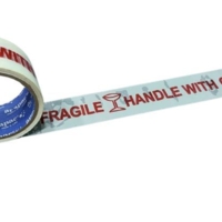 APAC Fragile-Handle With Care Tape 50μ x 200 Yards x 48mm 36 Rolls Per Ctn