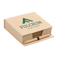 Recycled Pad Holder with Pencil