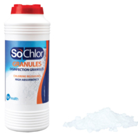 SoChlor NaDCC Absorbent Granules for Biohazard Spills 500g
