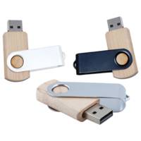 AF-093 WOODEN SWIVEL USB FLASH DRIVE