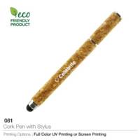 Cork Pens with Stylus