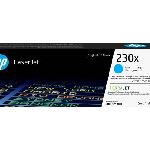 HP 230X Cyan Original LaserJet Toner Cartridge
